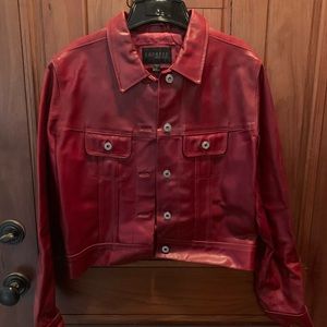 Express leather jacket.